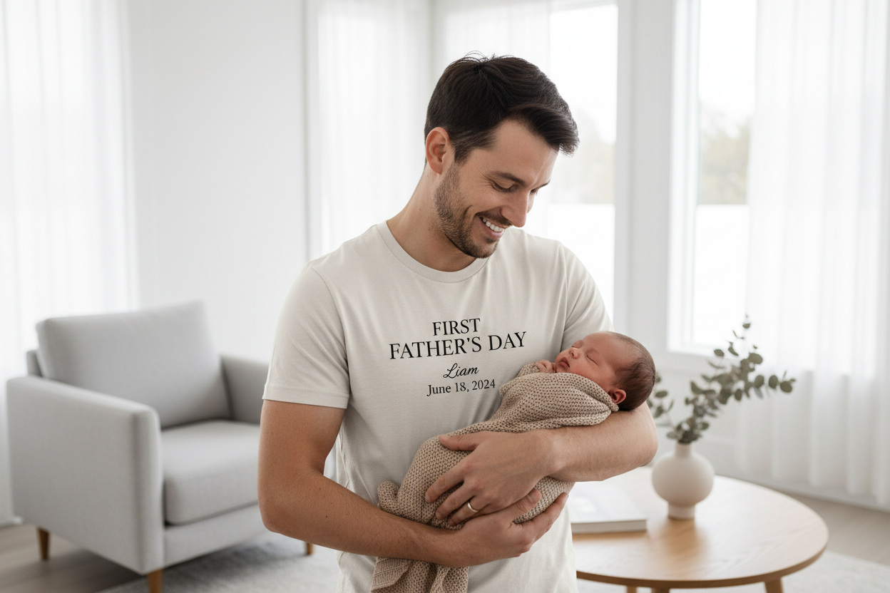 First Father's Day custom personalized shirt - Legacy Lane